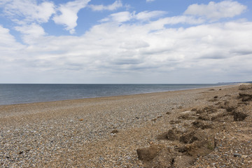 Erosion On A Norfolk Beach