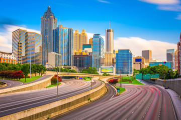 Fototapeta na wymiar Atlanta, Georgia, USA Skyline