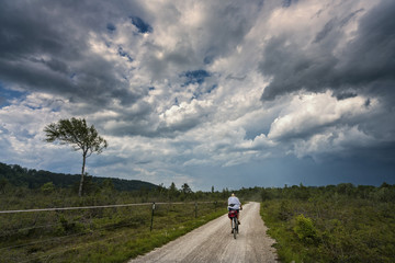 Fototapeta premium Wetterumschwung