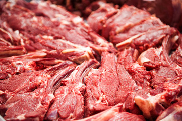 Fresh raw meat background