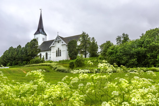Sortland Church in Sortland in Nordland county, Norway