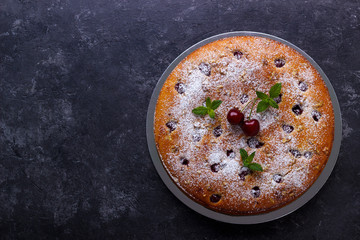Home made cherry cake