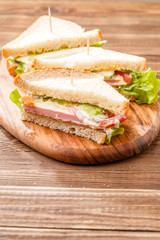 Image of canape with toothpicks