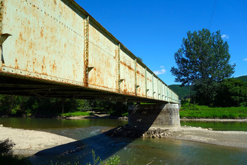 Fototapeta na wymiar Rail bridge