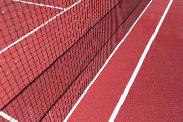 grid on badminton courts