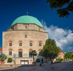 Fototapeta na wymiar Mosque of Pasha Gazi Kassim in Pecs, Hungary