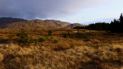 Bluestack Mountains in Donegal Ireland