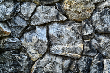 Gray stone wall texture nature background