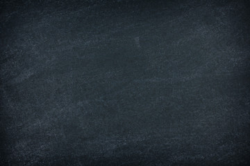 Blank Background with Chalk Rubbed out on Blackboard.Abstract dark of Black grunge texture background.Blank Background for Education and school concepts.