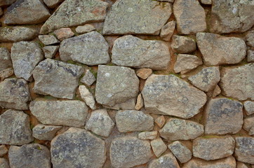 Example of Inca brickwork inside Machu Picchu