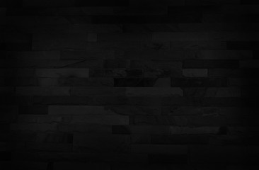 black brick wall for background and design art work.
