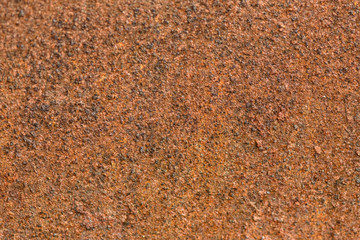 Heavily rusted or corroded nut.Isolated on white. Shallow depth of field.