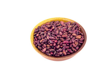Obraz na płótnie Canvas Canned Red Kidney Beans In ceramic Bowl
