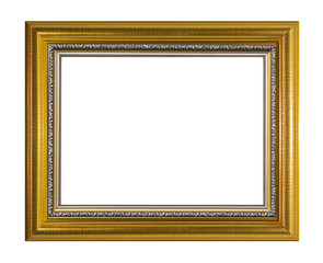 Golden photo frame