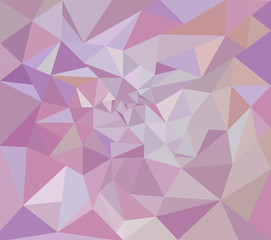 Pink polygonal triangles Background, vector illustration