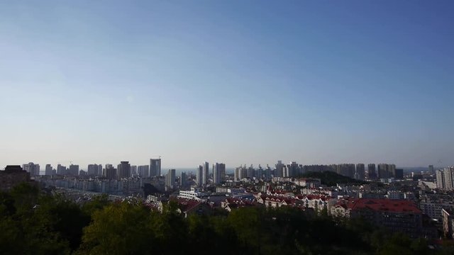 Overlooking panoramic china urban.