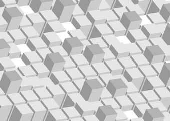 3d abstract tech grey geometric shapes background