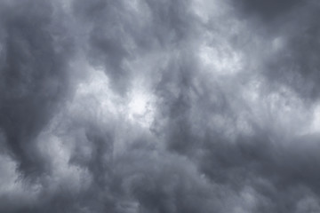 natural rain cloud on the sky before raining, dramatic cloudscape.
