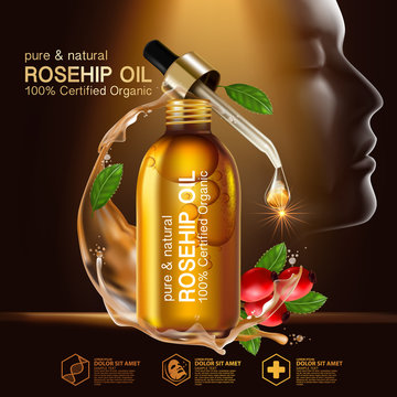 Rose Hip Oil Natural Cosmetic Skin Care