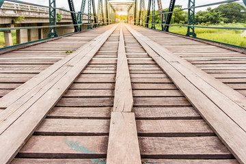 Railroad bridge over the Iron Horse Trail head in Pai, Chiang Mai