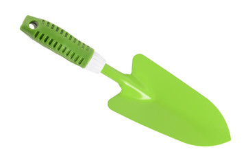 Garden green scoop isolated on white
