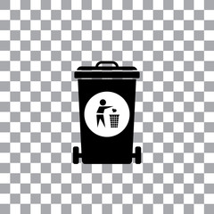  trash recycle garbage bin