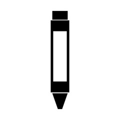 Pencil writing instrument dark vector illustration design graphic