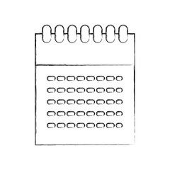 Calendar dates commitments draw  vector illustration design graphic