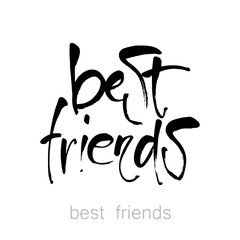 best_friends_lettering