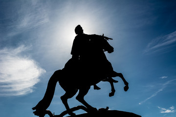 Obraz na płótnie Canvas The Bronze Horseman, St. Petersburg