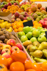 counter with fruit