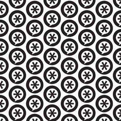 Pattern background Asterisk Footnote sign icon