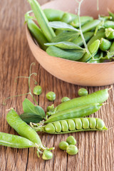 Fresh green pea