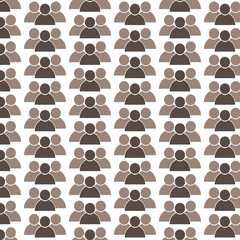 Pattern background person icon