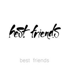 best_friends_lettering
