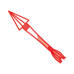 isolated sport arrow