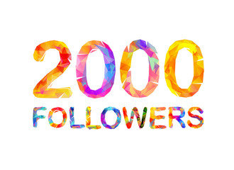 2000 (two thousand) followers