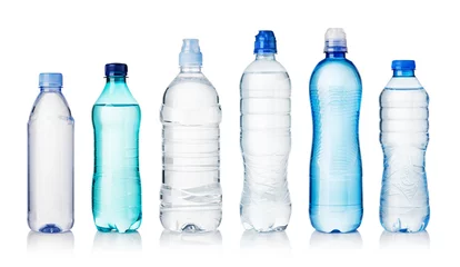 Fototapeten Collection of water bottles © Gresei