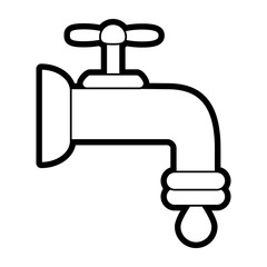 tap water vector illustration