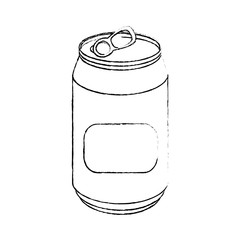  soft drink can icon over white background vector illustration