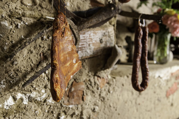 Dry pork ready to eat