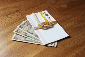 祝儀袋：横位置