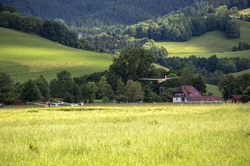 Obraz premium Klub Szybowcowy Schwarzwald