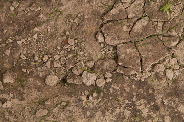 Broken concrete background