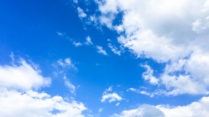 Blue sky with cloud