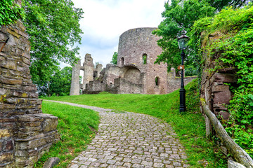Krukenburg Helmarshausen Hessen Ruine
