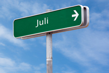 Schild 126 - Juli