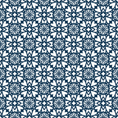 Fototapeta premium Ornamental seamless pattern. Repeating geometric background.
