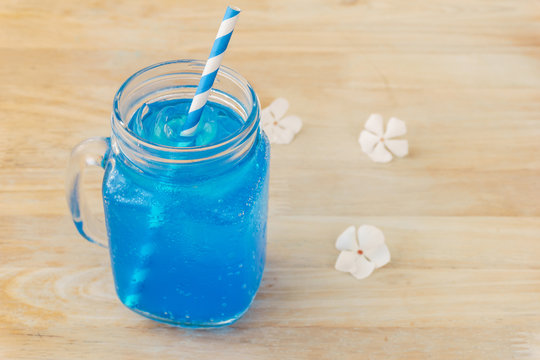 Blue Hawaiian Lime Soda