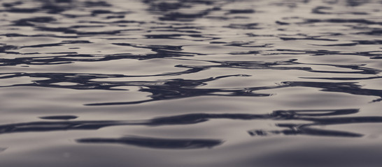 dark water / black background